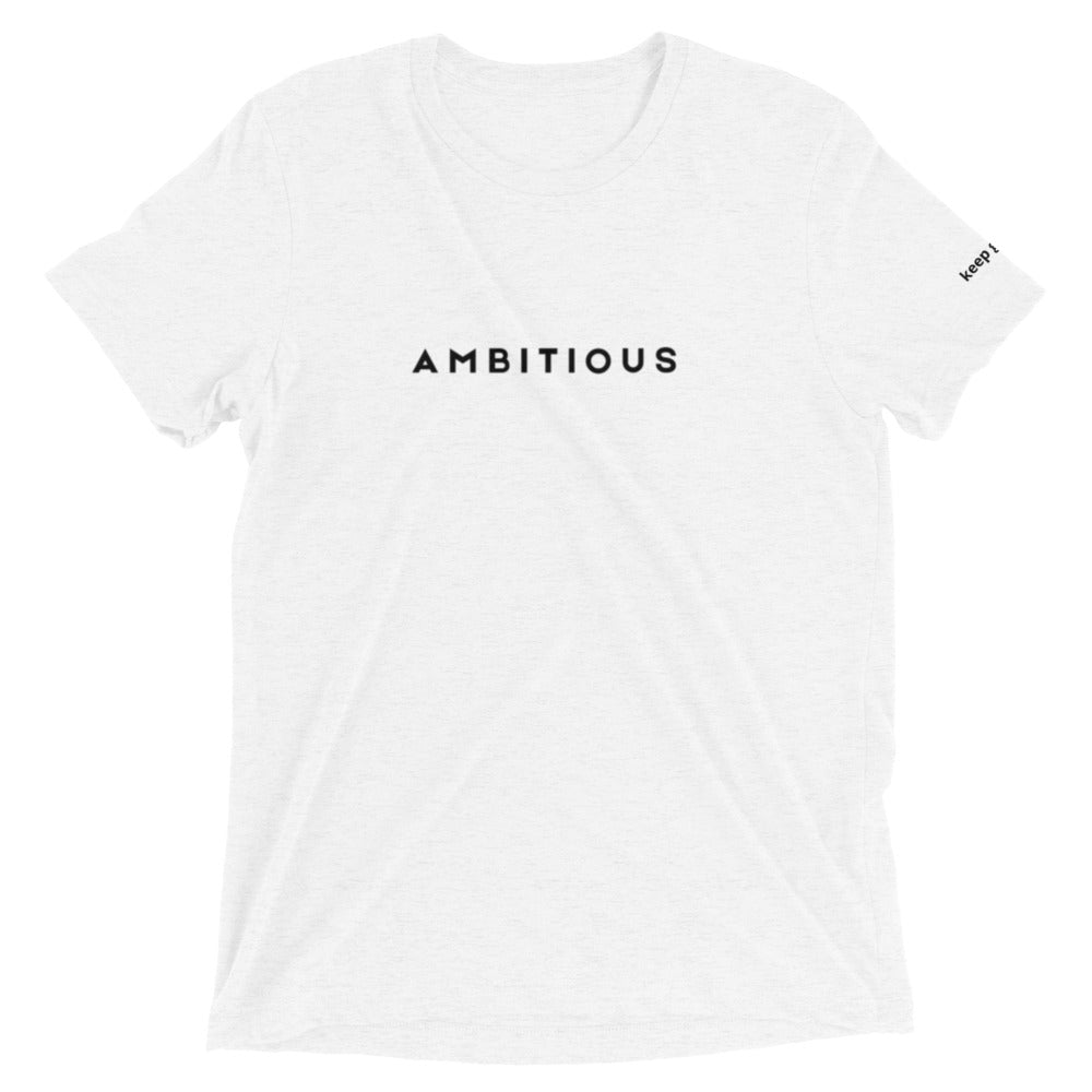 AMBITIOUS Short sleeve t-shirt (white)